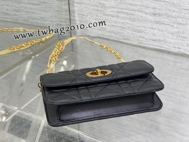 Dior专柜新款迪奥顶级原单Caro Miss蒙田拼皮花色链条WOC djfk1126
